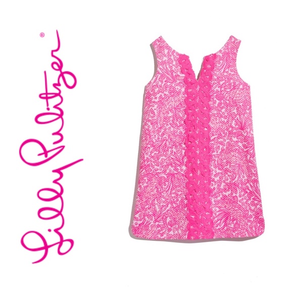 Lilly Pulitzer For Target See Ya Later Pink & White Shift Dress